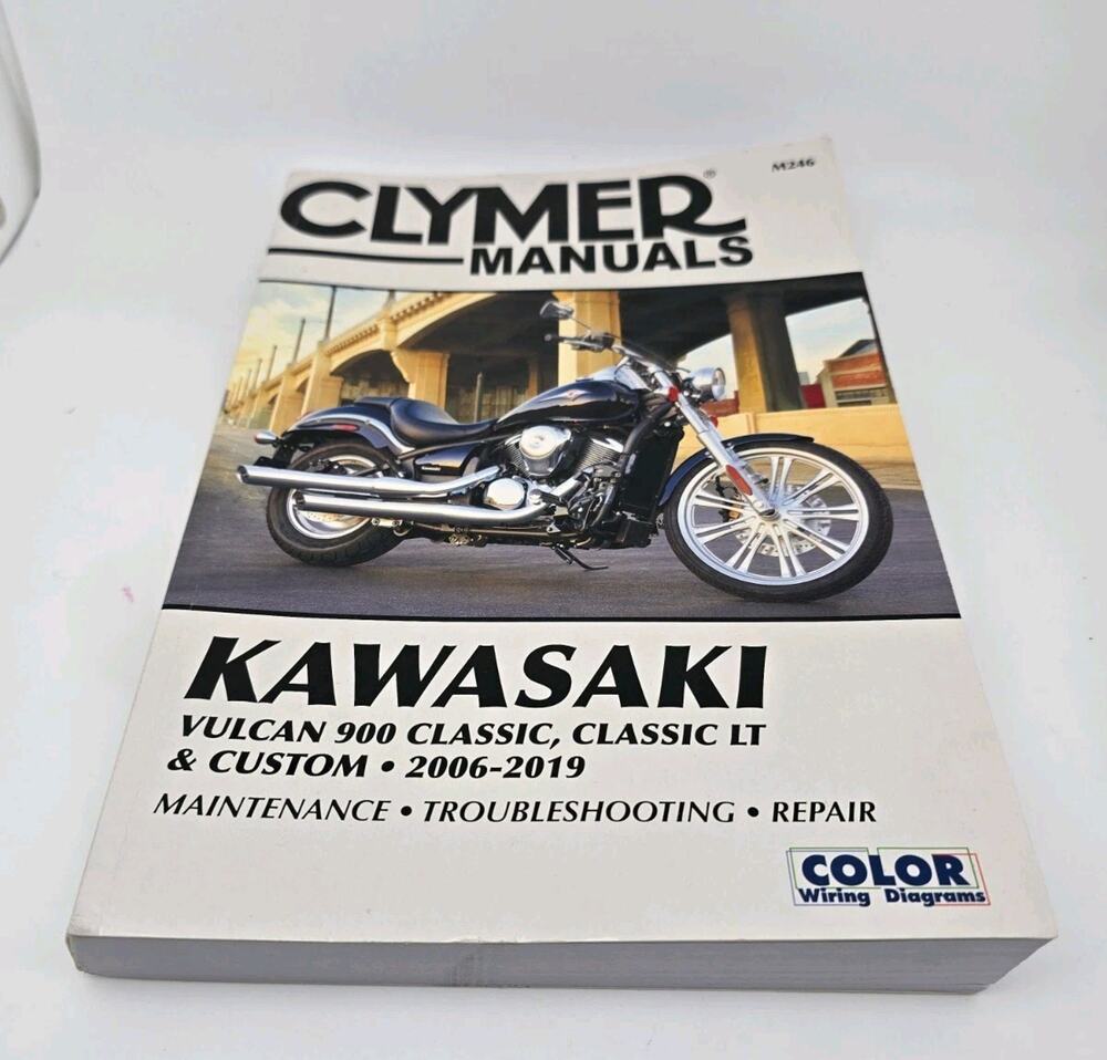 Clymer Kawasaki Vulcan 900 Classic LT CUSTOM Repair Manual 2006-2019 M246